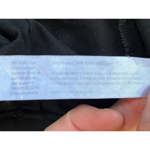 EILEEN FISHER Black Viscose Straight Leg Pants Trousers Women's Sz Small Petite - Picture 4 of 8